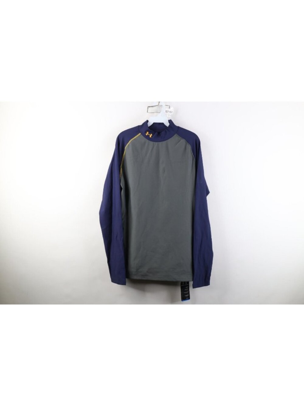 New Under Armour Mens 2XL Compression ColdGear Mock Neck Long Sleeve T-Shirt